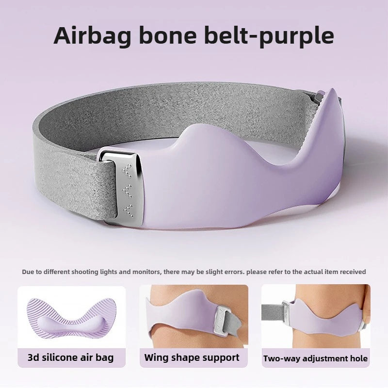 Airbag Silicone Patella Knee Strap, Breathable Professional Knee Brace for Running Cycling Gym Absorbing Prevent Sports Injury