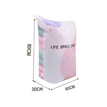Press & Seal Vacuum Storage Bags Cube Compression Space Saving Storage Compression Bag Compression Desig Reusable